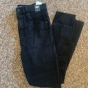 NWT high rise black skinny jeans
